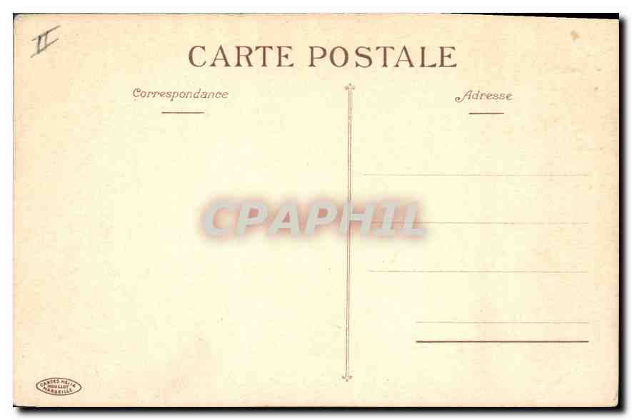 CPA Arles les Arenes vue interieure  — Verso