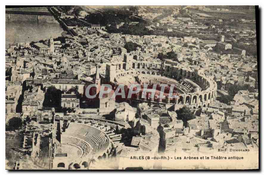 Arles (B-du-Rh) — Les Arènes et le Théâtre antique — Edit. Dumolard