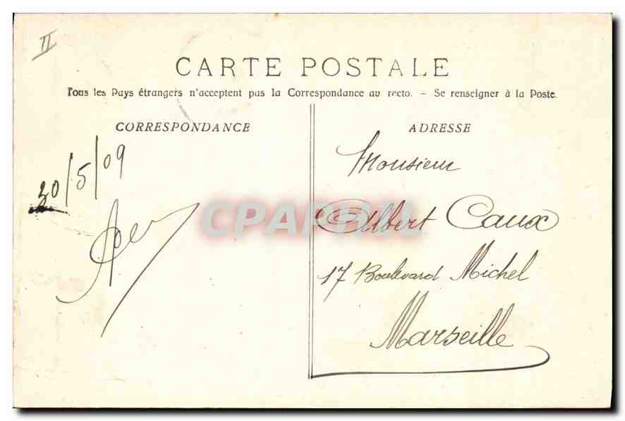 CPA Arles Interieur des Arenes — Verso