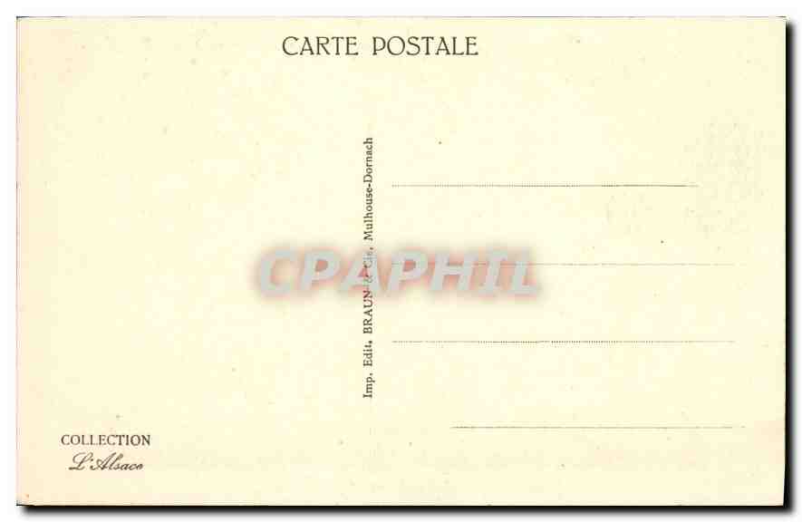 CPA STRASBOURG lA CATHEDRALE FACADE SUD — Rückseite