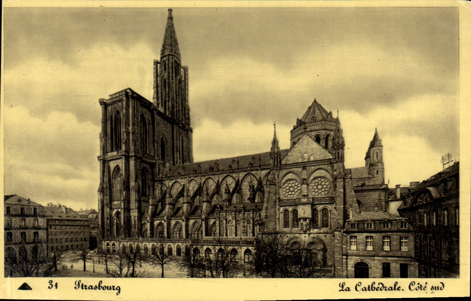 Strasbourg — La Cathédrale. Côté sud — C² des Arts, Strasbourg