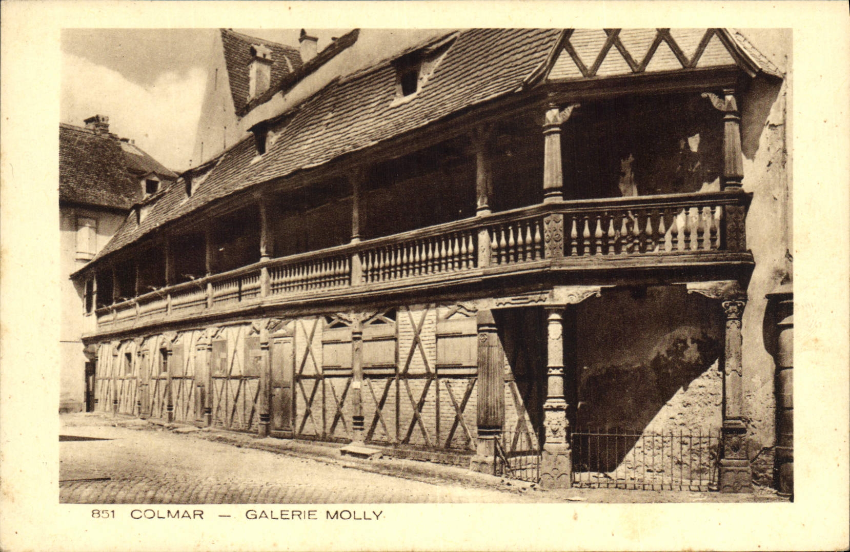 CPA COLMAR GALERIE MOLLY