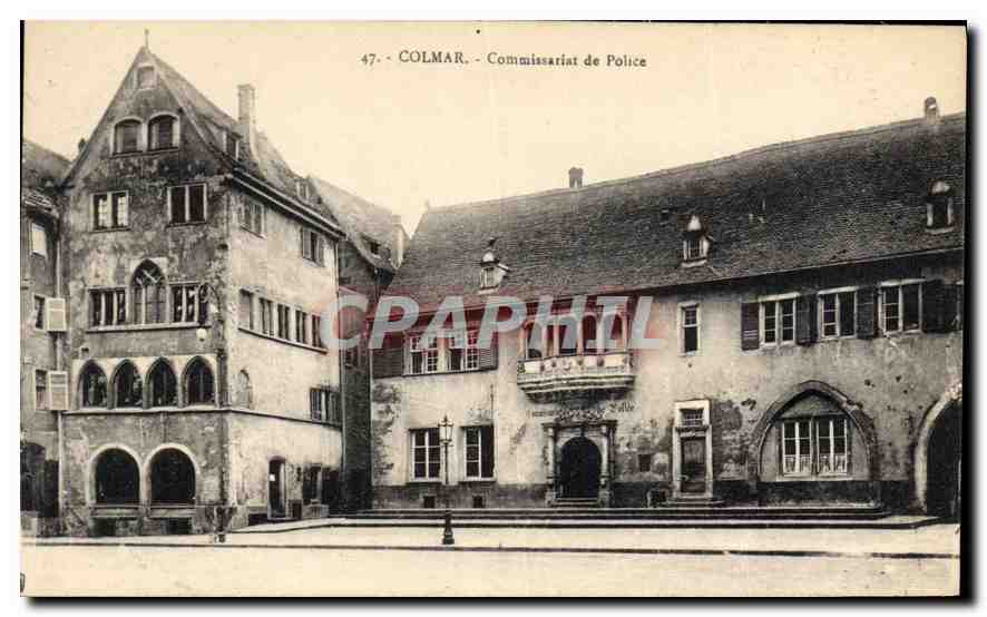CPA COLMAR Commissariat de police