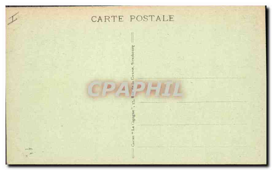 CPA COLMAR Commissariat de police — Back