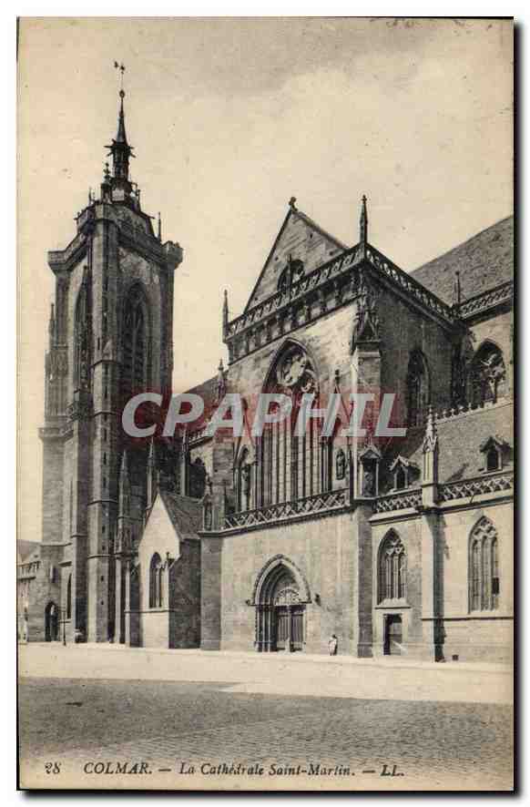 CPA COLMAR La Cathedrale saint Martin LL