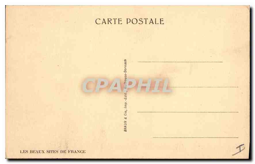 CPA UN COIN DU VIEUX COLMAR — Rückseite