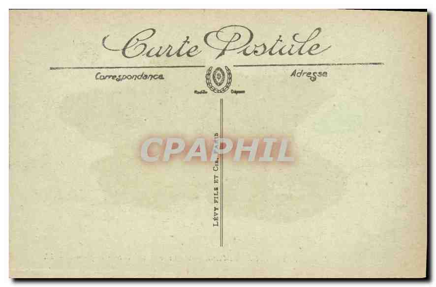CPA STRASBOURG de l'Hotel des postes Statues decapities des trois Empereurs LL  — Verso