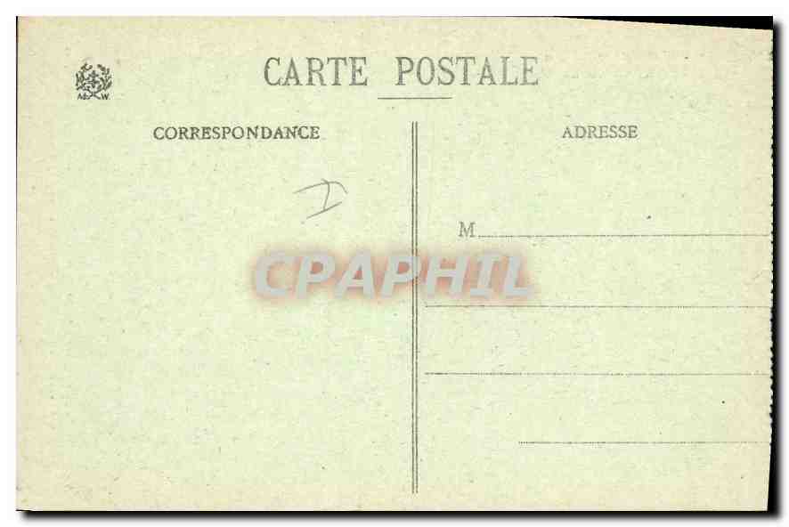 CPA Strassburg i.E. Hohere Tochterschule Ecole superieure de fillles — Rückseite
