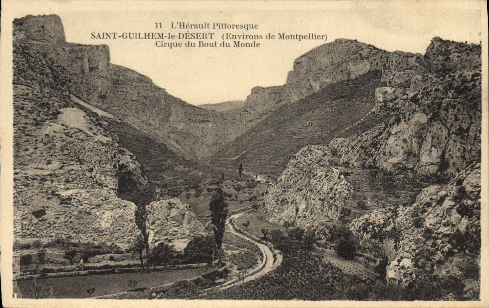 CPA SAINT GUILHEM le DESERT Cirque du Bout du Monde