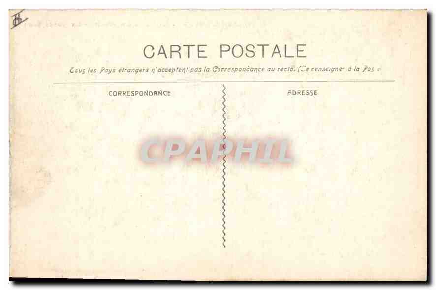 CPA MONTPELLIER Le Jardin des plants La grande serre — Rückseite
