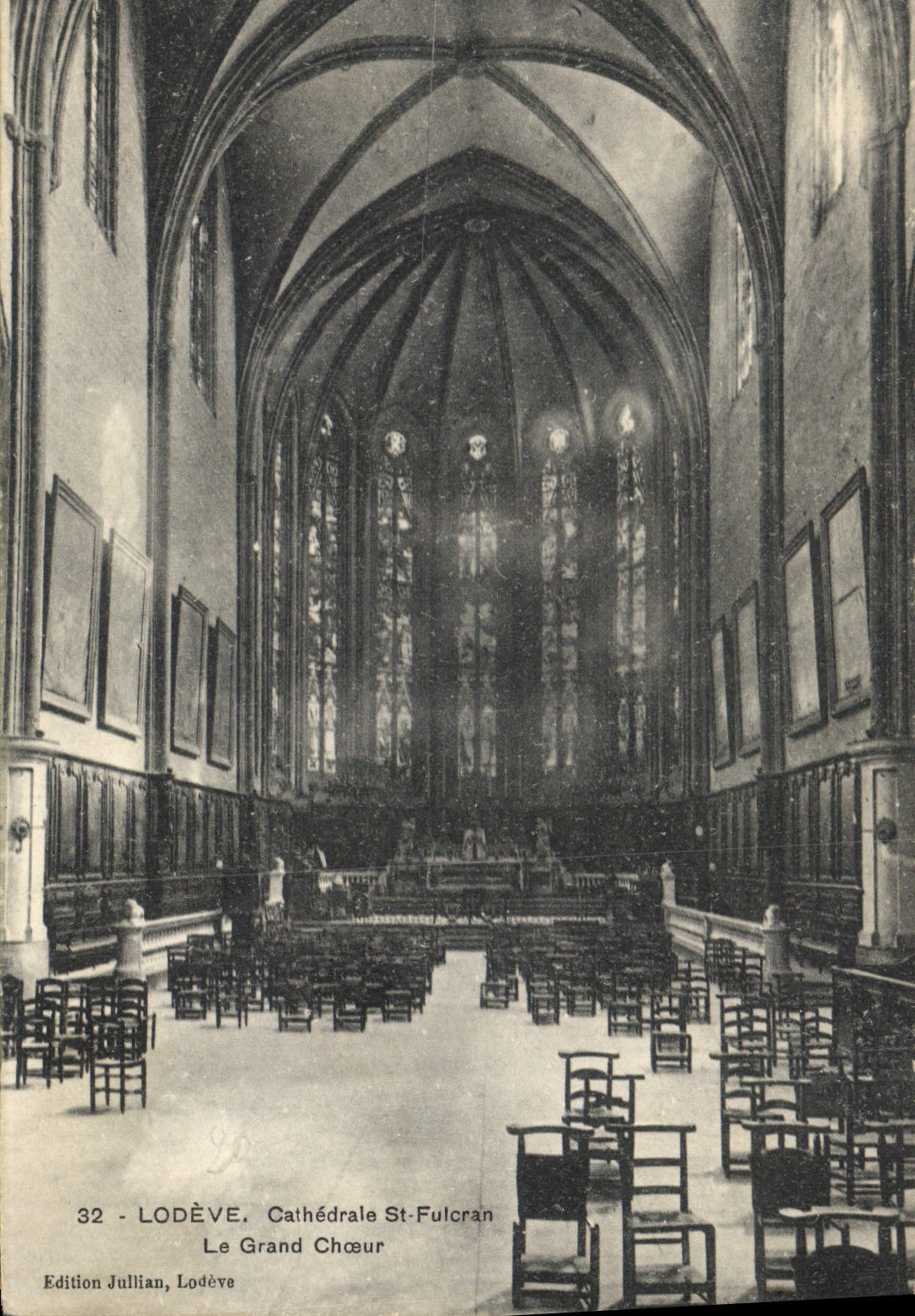 CPA LODEVE Cathedrale St Fulcran le Grand Choeur