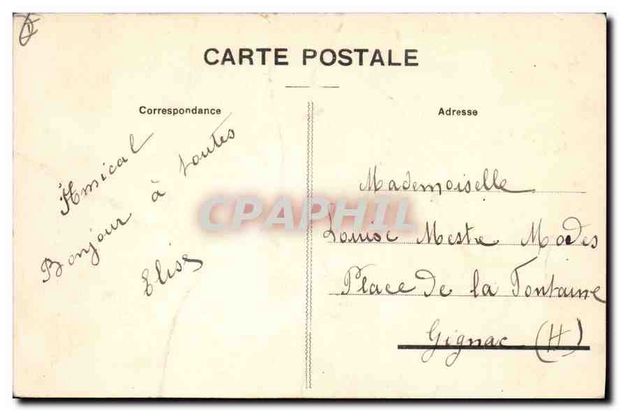 CPA LODEVE Cathedrale St Fulcran le Grand Choeur — Back
