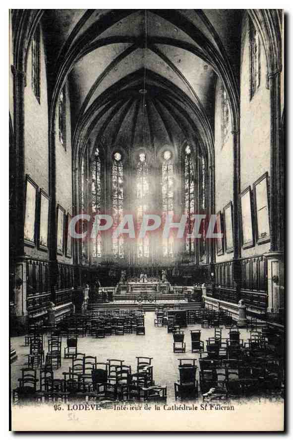 CPA LODEVE Interieur du lu Cathedrale St Fuleran