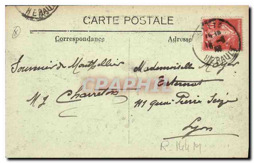 CPA MONTPELLIER L'Aqueduc ND Phot — Back