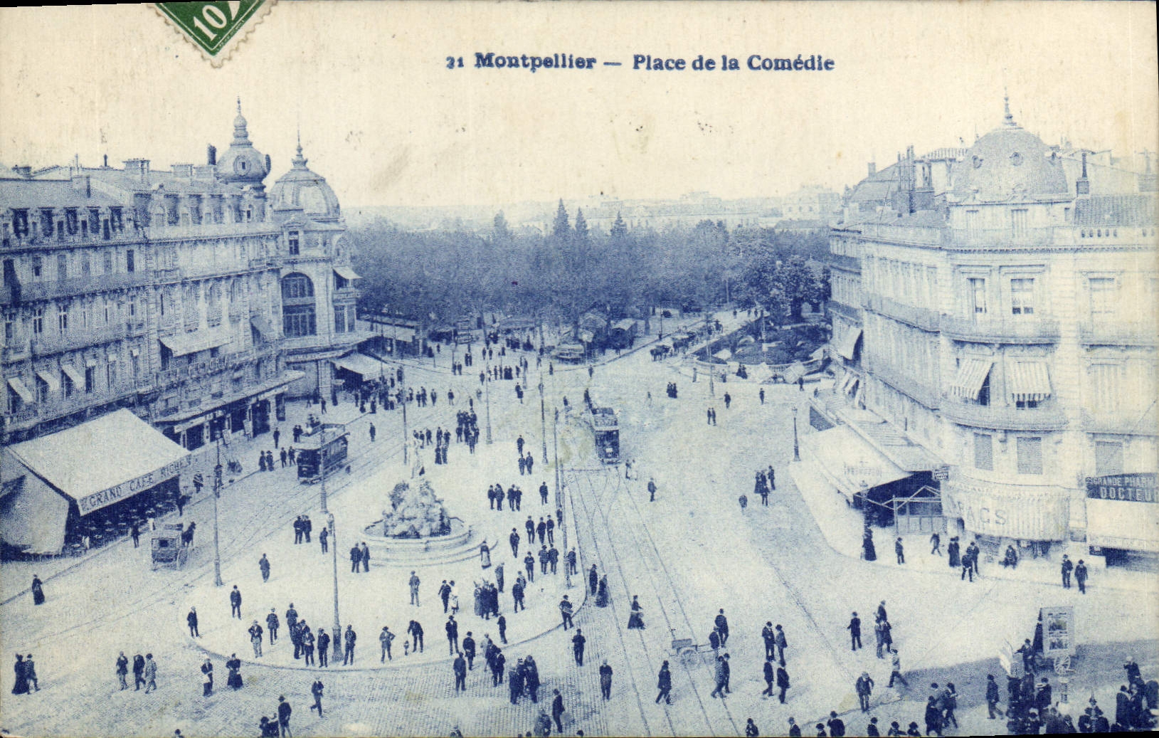 CPA Montpellier Place de la Comedie