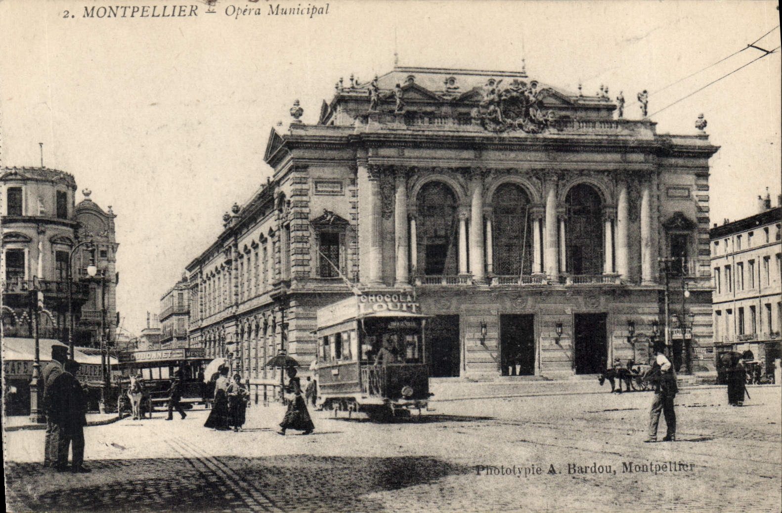 CPA MONTPELLIER Opera Municipal Tramway