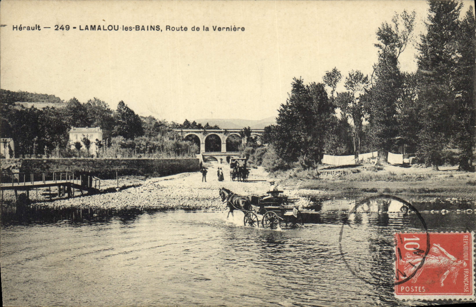 LAMALOU-les-BAINS — Route de la Vernière — éditeur Lamalou-les-Bains, n° 249
