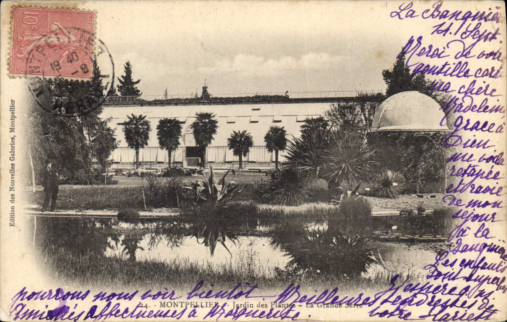 Montpellier - Jardin des Plantes - La Grande Série — Édition des Nouvelles Galeries