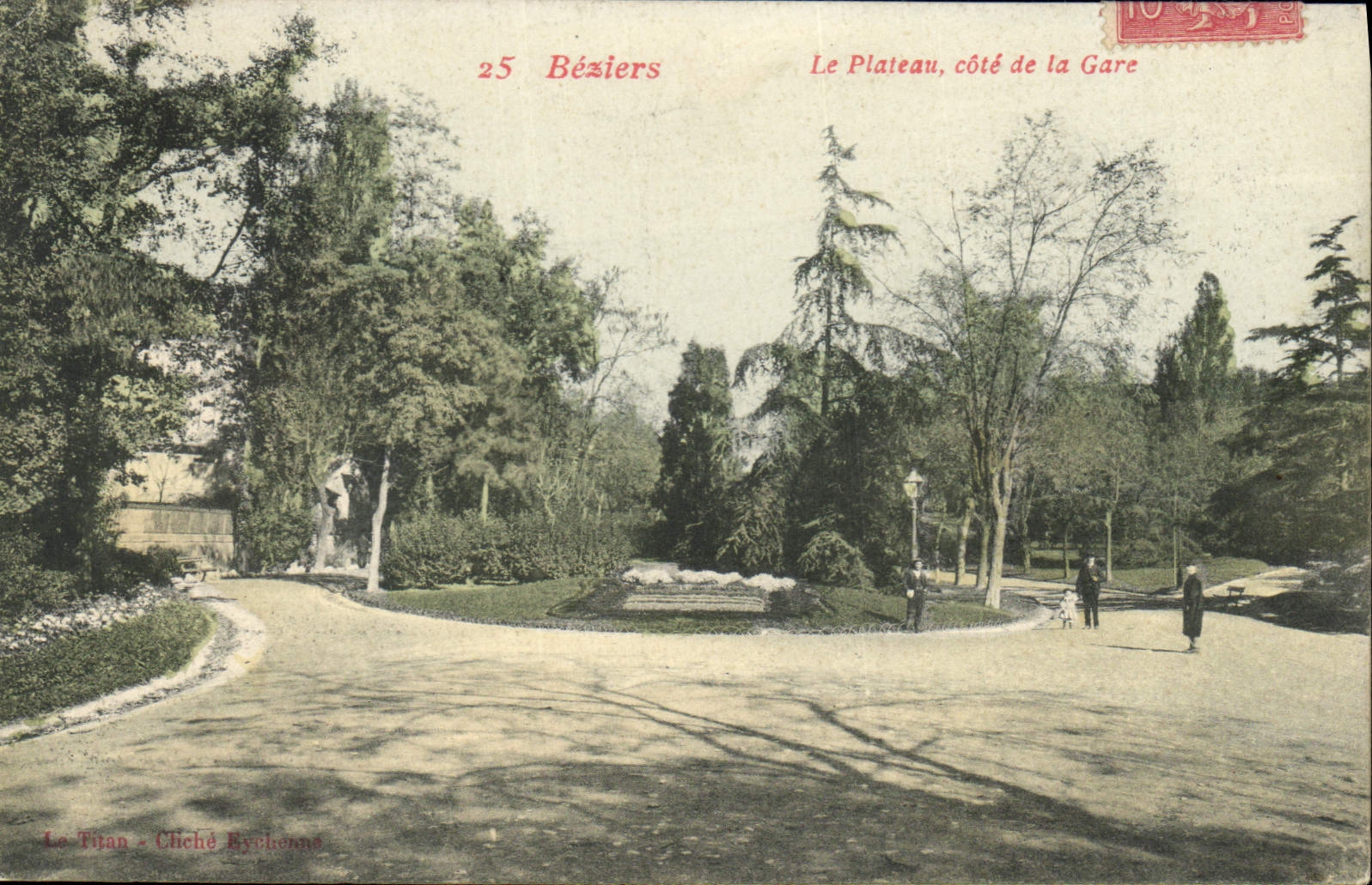 CPA Beziers Le planteau cote de la Gare