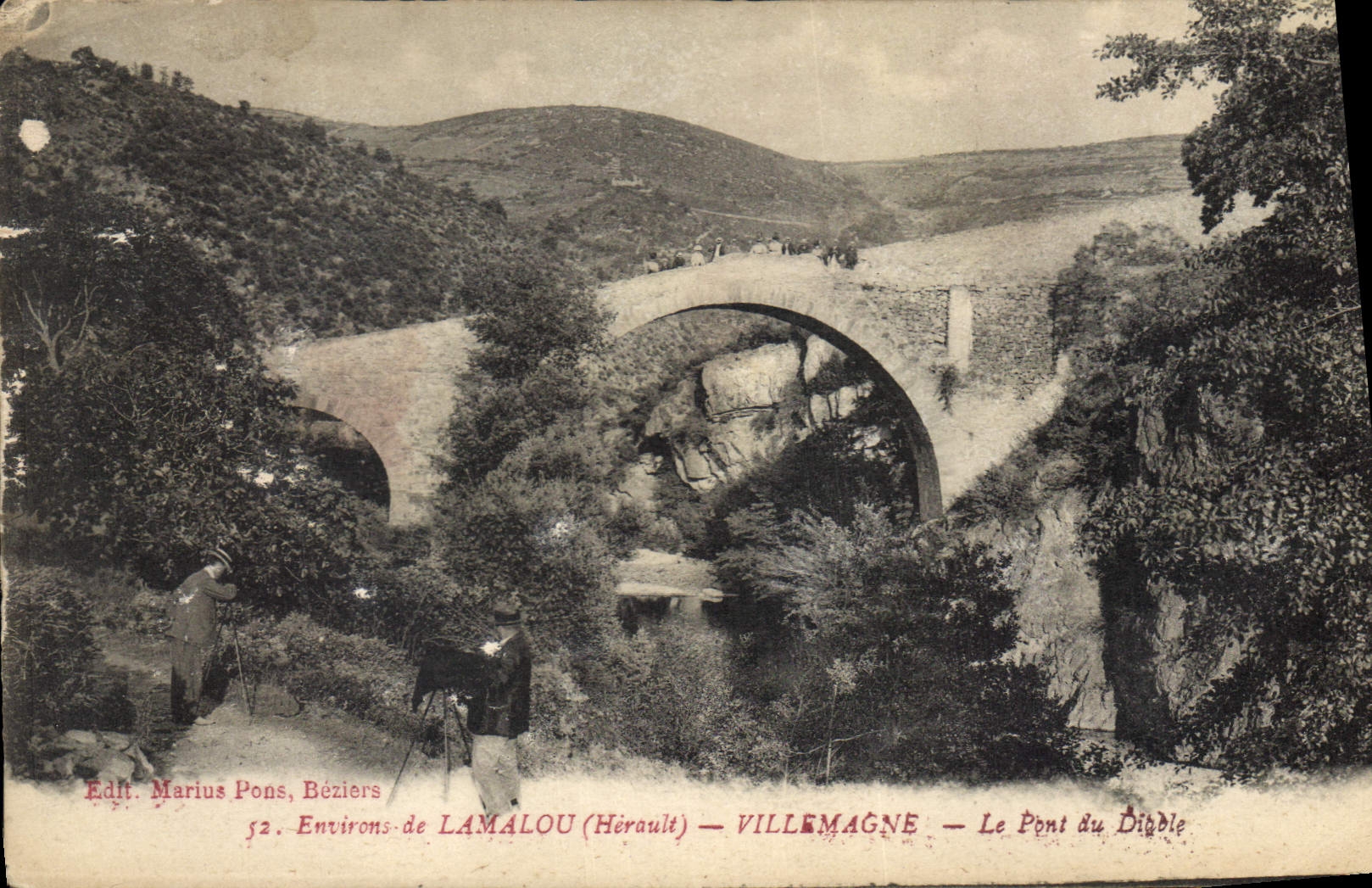 CPA Environs de LAMALOU VILLEMAGNE Le pont du diable