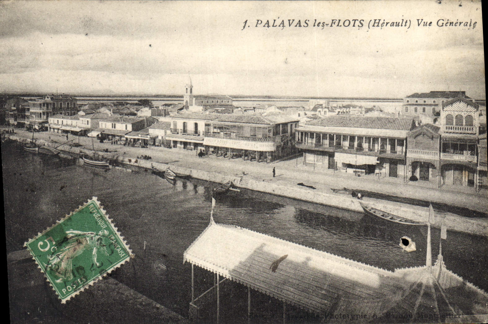 CPA PALAVAS les FLOTS Vue Generale