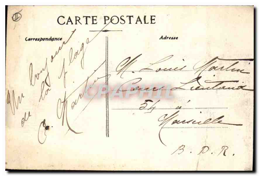 CPA PALAVAS les FLOTS Vue Generale — Verso