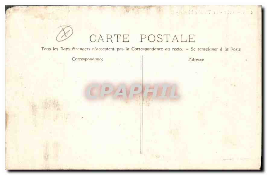 CPA Cette Le Theatre Municipal — Back