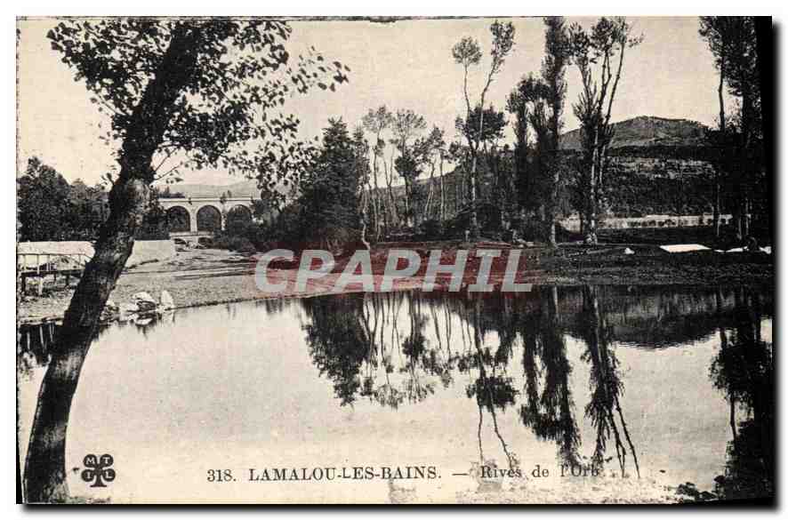 CPA LAMALOU LES BAINS Rives de L'Orb