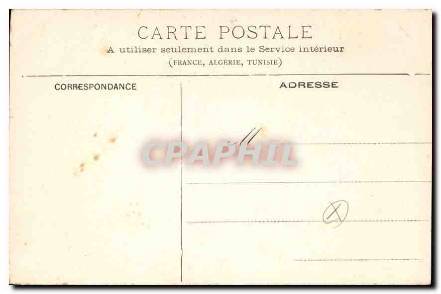 CPA LAMALOU le HAUT Bords du Ruisseau — Rückseite