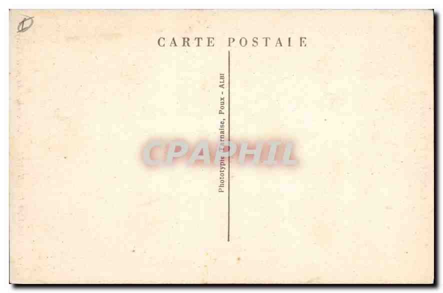 CPA LAMALOU les BAINS La riviere du petit Vichy — Rückseite