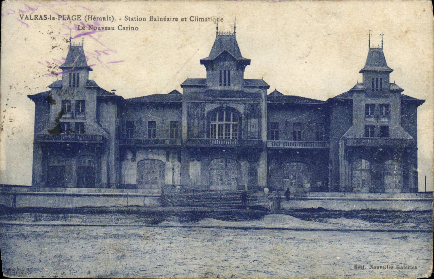 CPA VALRAS la PLAGE Station Balneaire et Climatique Le Nouveau Casino