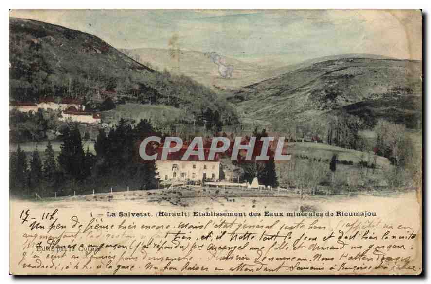CPA La Salvetat Etablissement des Eaux minerales de Rieumanjou