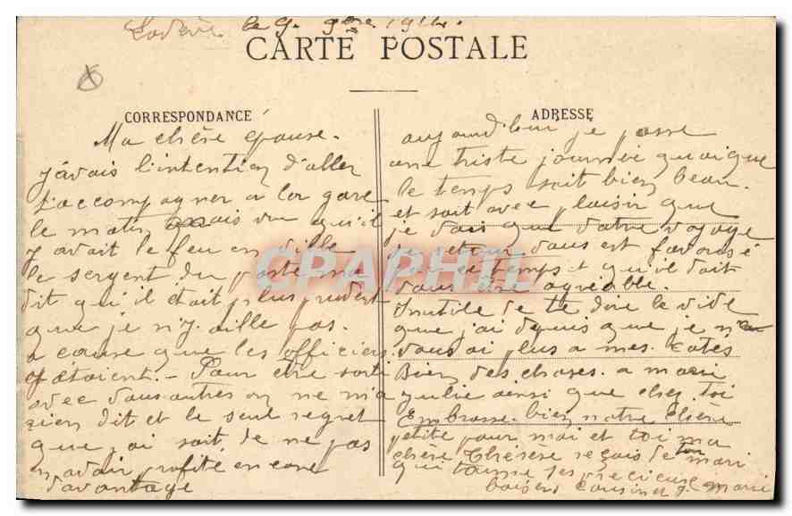 CPA Environs de LODEVE Le Tournant du Pas de I'Escalette — Back