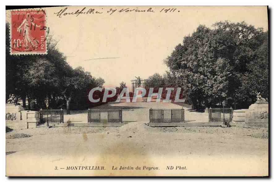 CPA MONTPELLIER Le Jardin du Peyrou