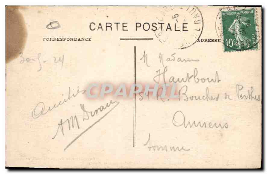CPA Beziers Vue Generale des quatre ponts — Back
