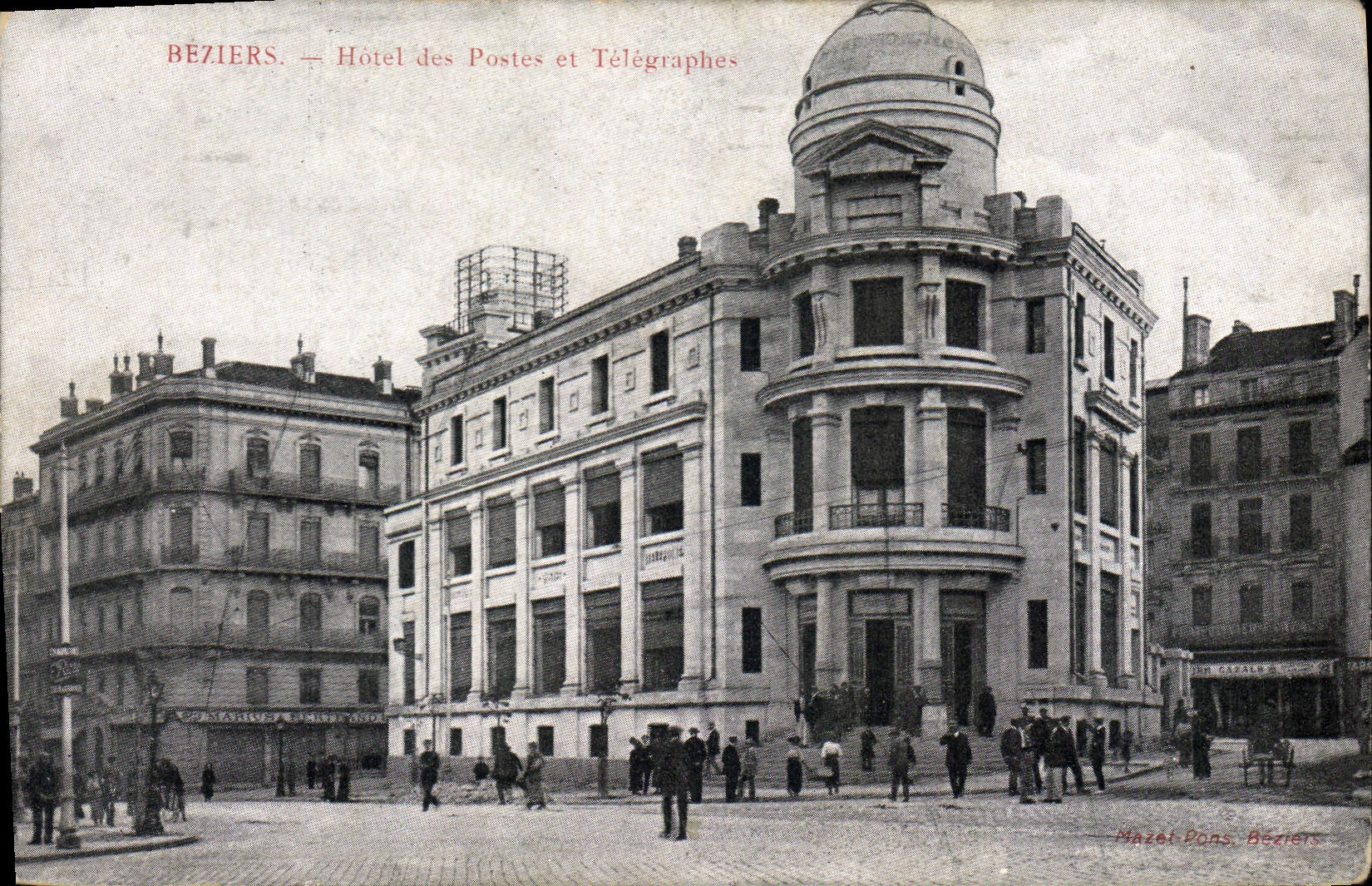 CPA BEZIERS Hotel des Postes et Telegraphes