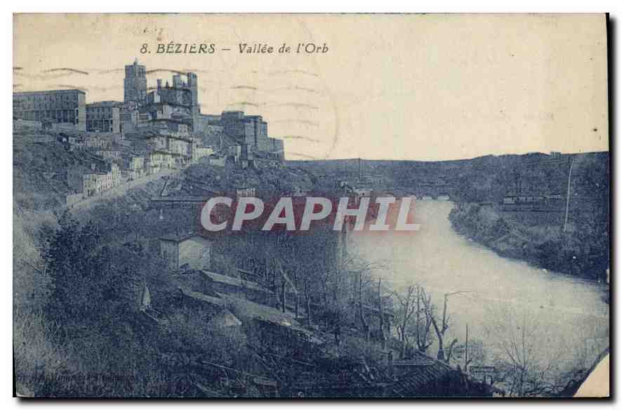 Béziers — Vallée de l'Orb — Éditeur CPAPHIL, n°8