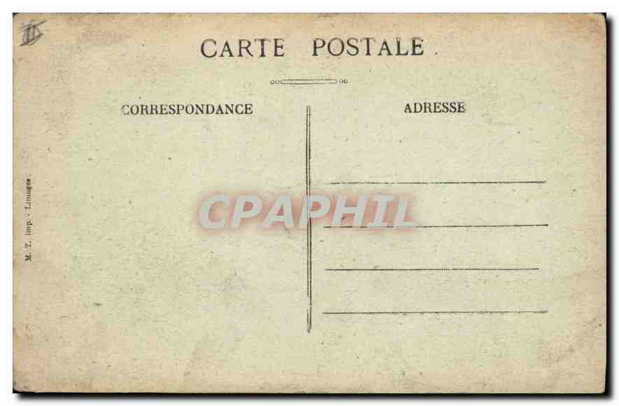 CPA MONTPELLIER Une Allee du Peyrou — Rückseite