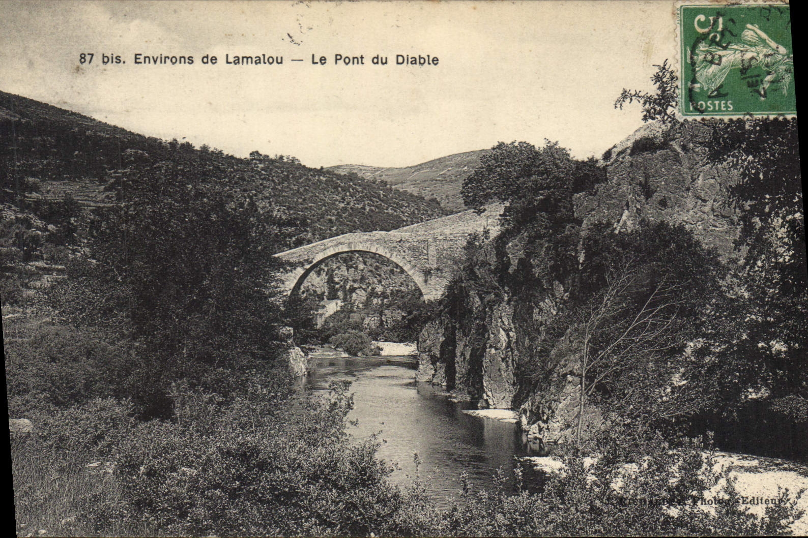 Environs de Lamalou — Le Pont du Diable — Postes Éditeurs