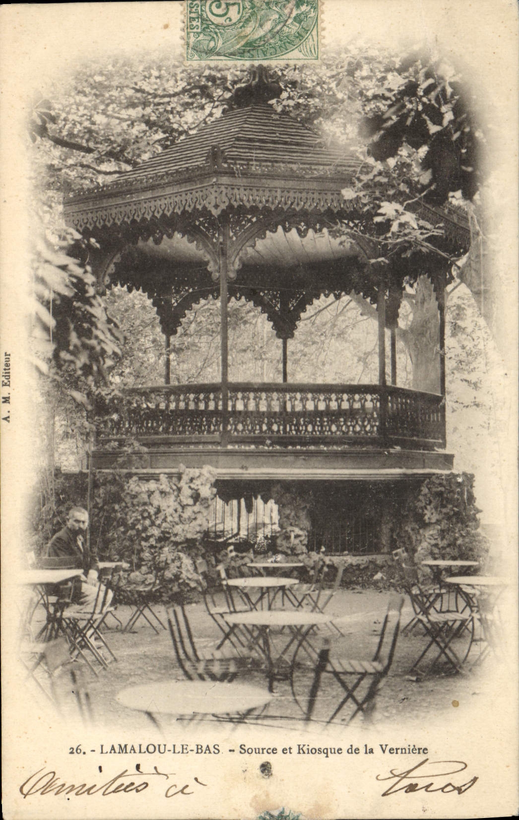 Lamalou-le-Bas — Source et Kiosque de la Vernière — A. M. Editeur