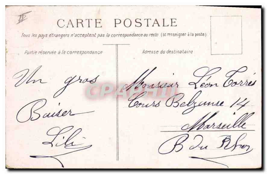 Palavas — Les Jetées — Édition des Nouvelles Galeries, Nompollier — Rückseite