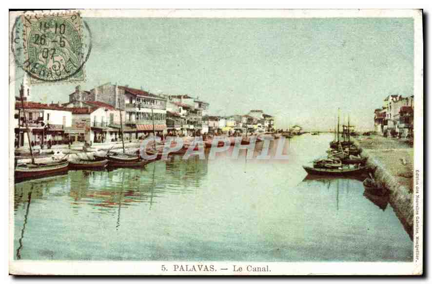 CPA PALAVAS Le Canal