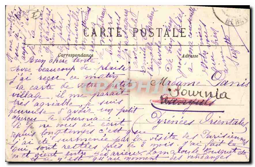 LAMALOU-LES-BAINS — Bords de l'Orb — 65 bis — Reverso