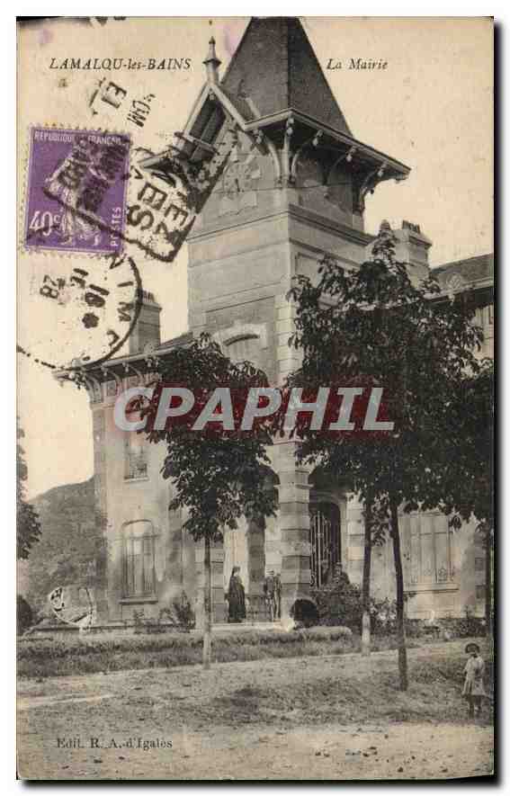 Lamalqu-les-Bains — La Mairie — Édit. R. A. d'Igales