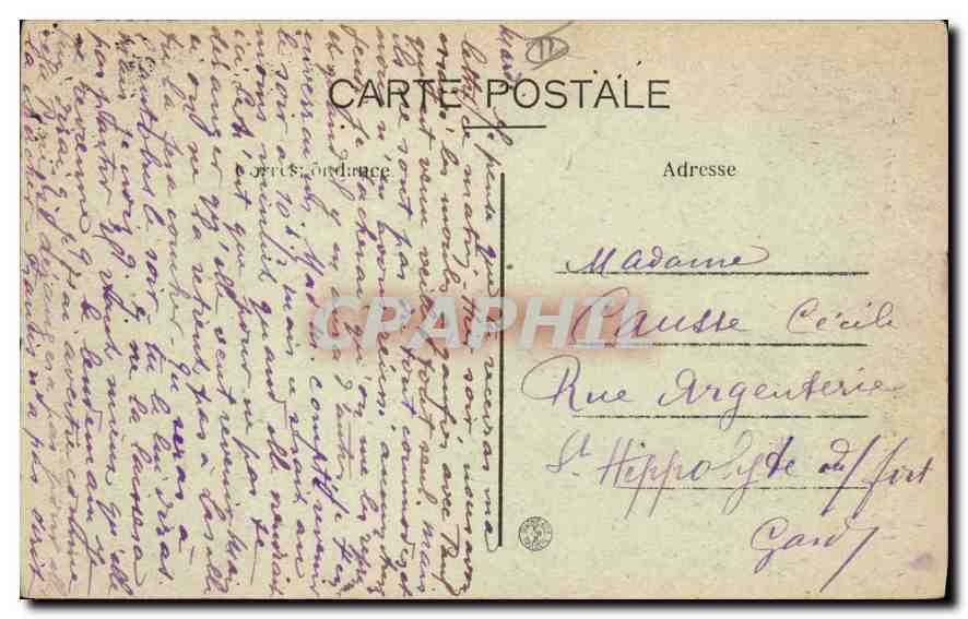 Lamalqu-les-Bains — La Mairie — Édit. R. A. d'Igales — Verso