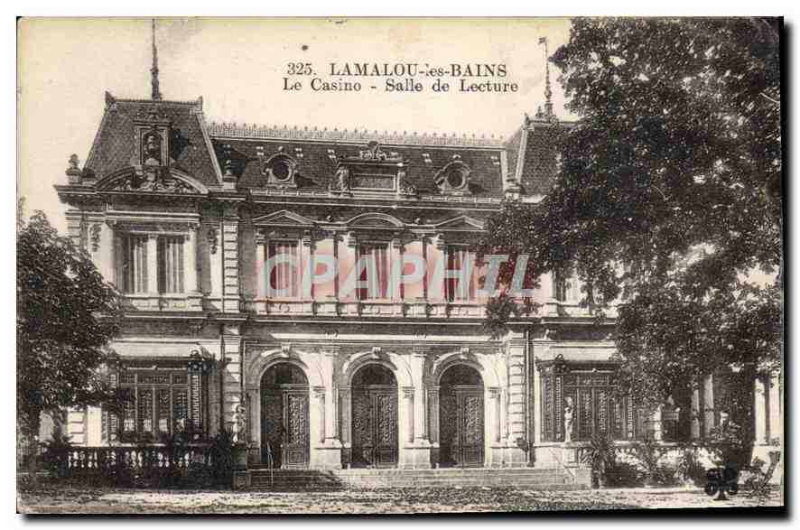 CPA LAMALOU les BAINS Le Casino Salle de Lecture