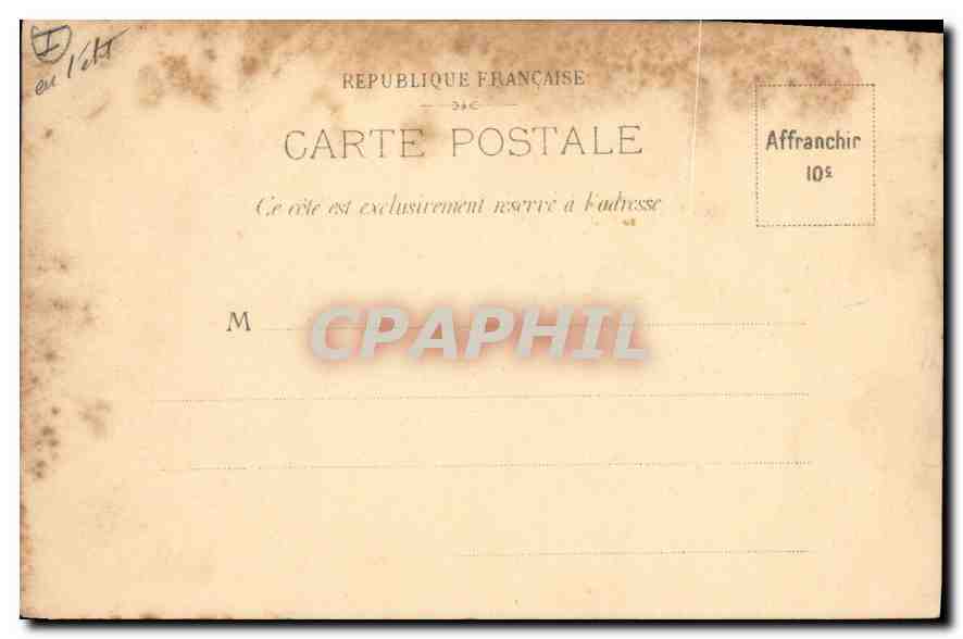 CPA LA SANTE QUAI CONSIGNE ET DE LA VILLE — Back