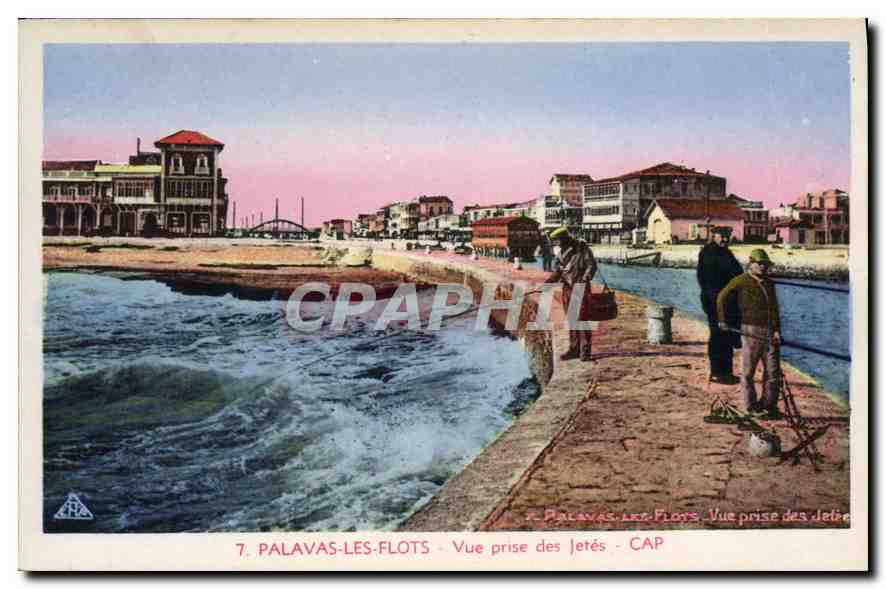 CPA PALAVAS LES FLOTS Vue FLOTS Vue prise des letes