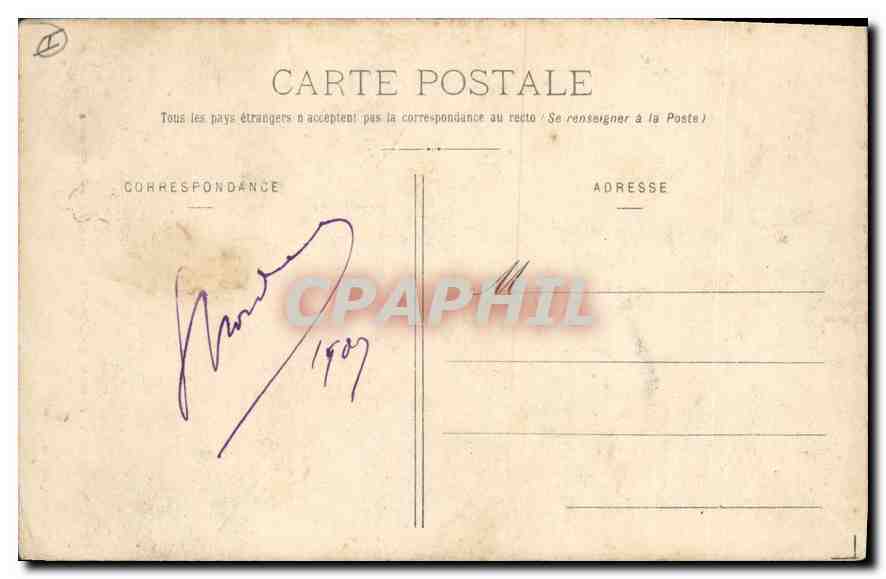 CPA LAMALOU LE HAUT L'ALLEE DES SOUPIES  — Back