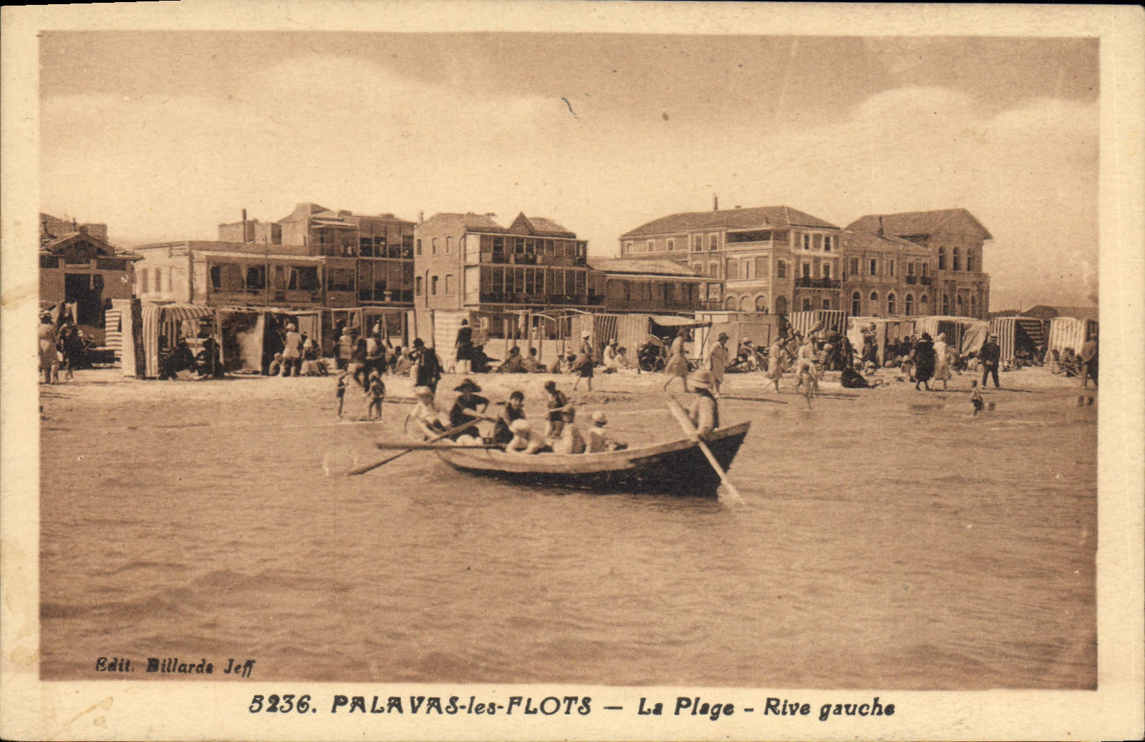 CPA PALAVAS les FLOTS La Plage Rive gauche